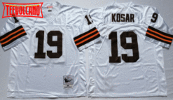 Cleveland Browns Bernie Kosar White Throwback Jersey