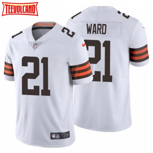 Cleveland Browns Denzel Ward White Limited Jersey