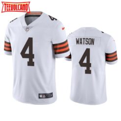 Cleveland Browns Deshaun Watson White Limited Jersey