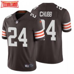 Cleveland Browns Nick Chubb Brown Limited Jersey