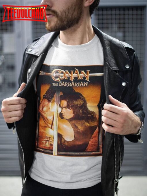 Conan The Barbarian Movie Poster 80’s Movie Nostalgia Graphic T Shirt