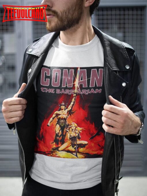 Conan The Barbarian Movie Poster T Shirt, 80’s Movie Nostalgia T Shirt