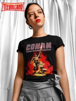 Conan The Barbarian Movie Poster T Shirt, 80’s Movie Nostalgia T Shirt