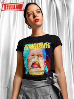 Coneheads Movie Poster Vintage 90s Movie Graphic T Shirt