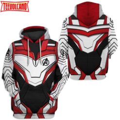 Costume Avengers Time Travel Suit 3D Printed Hoodie Zipper