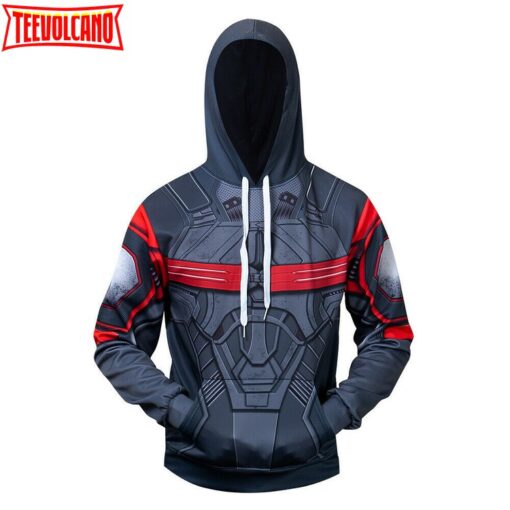 Costume Falcon Suit 3D Printed Hoodie Zipper