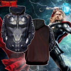 Costume Thor Cosplay Suit 3D Printed Zipper Hoodie