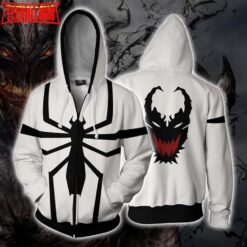 Costume Venom Suit 3D Printed Zipper Hoodie