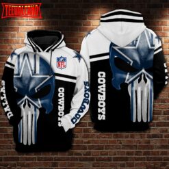 Dallas Cowboys 3D Printed Hoodie Zipper