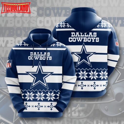 Dallas Cowboys 3D Printed Hoodie Zipper