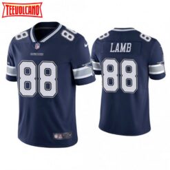 Dallas Cowboys CeeDee Lamb Navy Limited Jersey