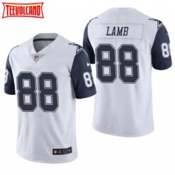 Dallas Cowboys CeeDee Lamb White Color Rush Limited Jersey