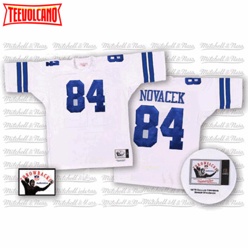 Dallas Cowboys Jay Novacek White Throwback Jersey