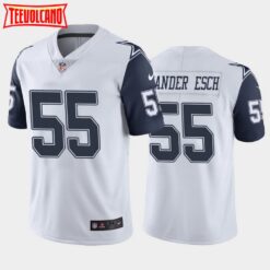 Dallas Cowboys Leighton Vander Esch White Color Rush Jersey