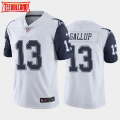 Dallas Cowboys Michael Gallup White Color Rush Limited Jersey