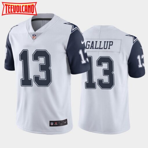 Dallas Cowboys Michael Gallup White Color Rush Limited Jersey