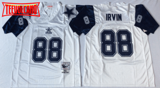 Dallas Cowboys Michael Irvin White Throwback Jersey