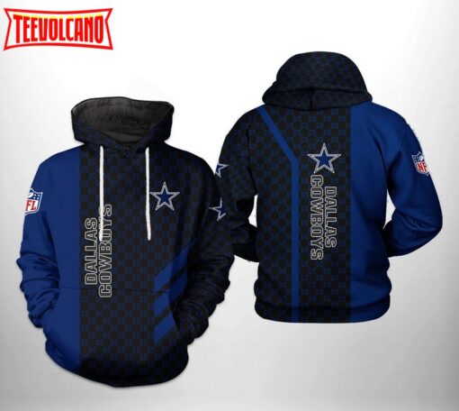 Dallas Cowboys NFL 3D Printed Hoodie Zipper