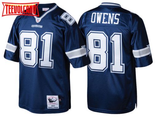 Dallas Cowboys Terrell Owens Navy 2007 Throwback Jersey