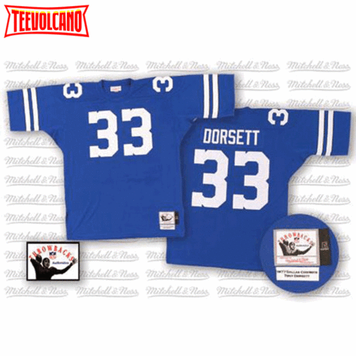 Dallas Cowboys Tony Dorsett Royal Throwback Jersey