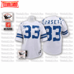 Dallas Cowboys Tony Dorsett White 1977 Throwback Jersey