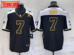 Dallas Cowboys Trevon Diggs Thanksgiving Black Gold Jersey