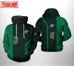 Dallas Stars NHL 3D Printed Hoodie Zipper