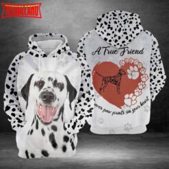 Dalmatian 3D Printed Hoodie Zipper