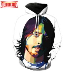 Dave Grohl 3D Printed Hoodie Zipper