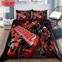 Deadpool Bedding Set Sleepy (Duvet Cover &amp Pillow Cases)