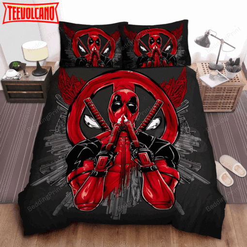 Deadpool Icon Bed Sheets Spread Duvet Cover Bedding Sets