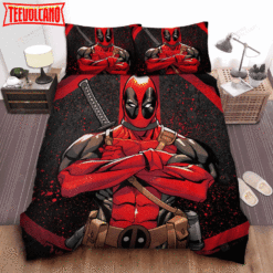 Deadpool Movie Bed Sheets Spread Comforter Duvet Cover Bedding Sets