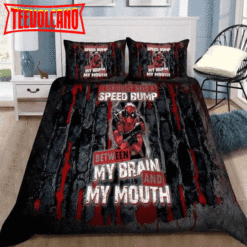 Deadpool Quote Bedding Set Sleepy Halloween and Christmas