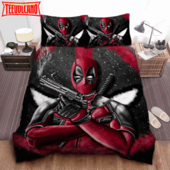 Deadpool Swords Bed Sheets Duvet Cover Bedding Sets