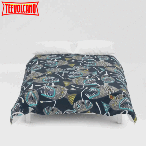 Deep Sea Anglerfish Bed Sheets Duvet Cover Bedding Sets