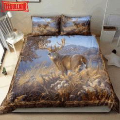 Deer In The Forest Bed Sheets Duvet Cover Bedding Sets