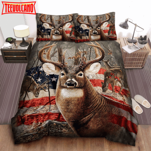 Deer Season Bedding Set (Duvet Cover &amp Pillow Cases)