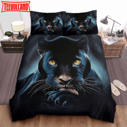 Defaultcool Panther 3d Duvet Cover Bedding Set