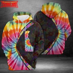 Delaware Tie Dye 3D Printed Hoodie