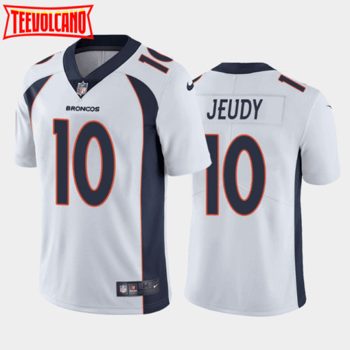 Denver Broncos Jerry Jeudy White Limited Jersey