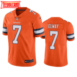 Denver Broncos John Elway Orange Color Rush Limited Jersey