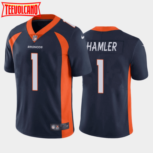 Denver Broncos KJ Hamler Navy Limited Jersey