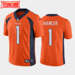 Denver Broncos KJ Hamler Orange Limited Jersey