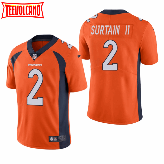 Denver Broncos Pat Surtain II Orange Limited Jersey