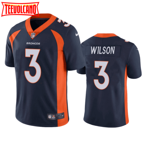 Denver Broncos Russell Wilson Navy Limited Jersey