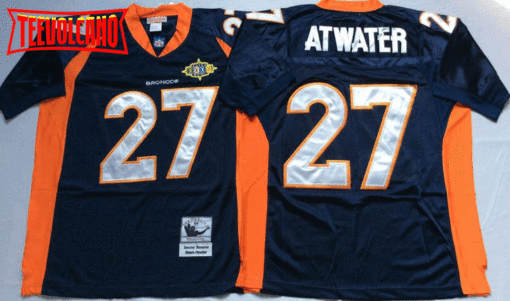 Denver Broncos Steve Atwater Navy 1997 Super Bowl XXXII Throwback Jersey