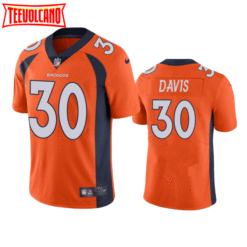 Denver Broncos Terrell Davis Orange Limited Jersey