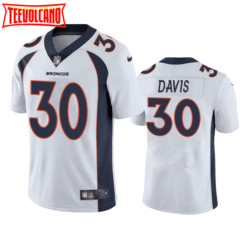 Denver Broncos Terrell Davis White Limited Jersey