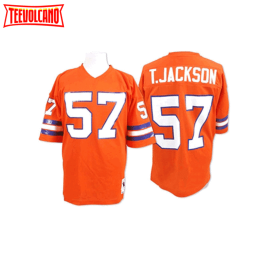 Denver Broncos Tom Jackson Orange Throwback Jersey