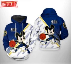 Denver Nuggets NBA Mickey 3D Printed Hoodie